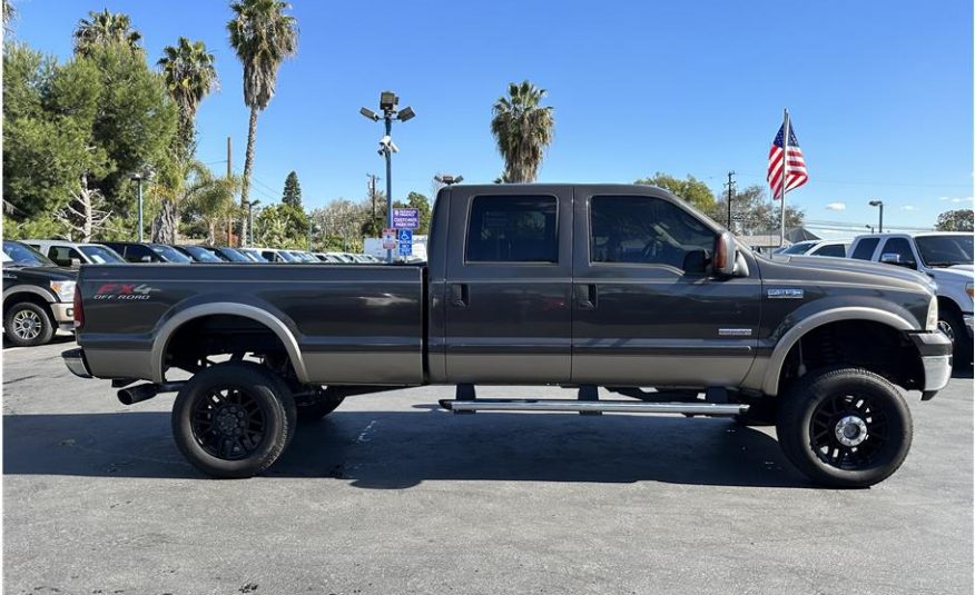 2006 Ford F350 Super Duty Crew Cab LARIAT LONG BED 4X4 DIESEL LOW MILES CLEAN