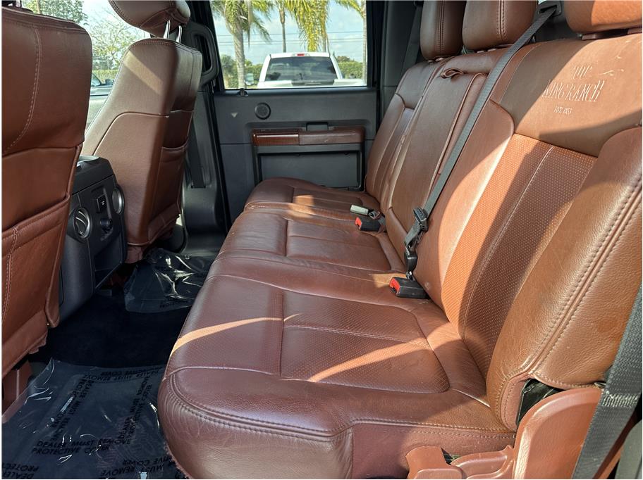 2012 Ford F250 Super Duty Crew Cab KING RANCH 4X4 BACK UP CAM CAMPER SHELL CLEAN