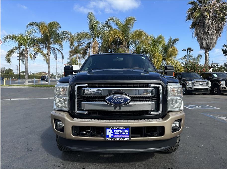 2012 Ford F250 Super Duty Crew Cab KING RANCH 4X4 BACK UP CAM CAMPER SHELL CLEAN