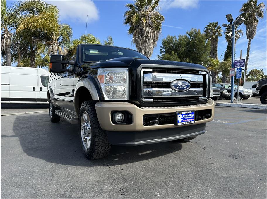 2012 Ford F250 Super Duty Crew Cab KING RANCH 4X4 BACK UP CAM CAMPER SHELL CLEAN