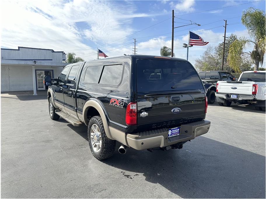 2012 Ford F250 Super Duty Crew Cab KING RANCH 4X4 BACK UP CAM CAMPER SHELL CLEAN