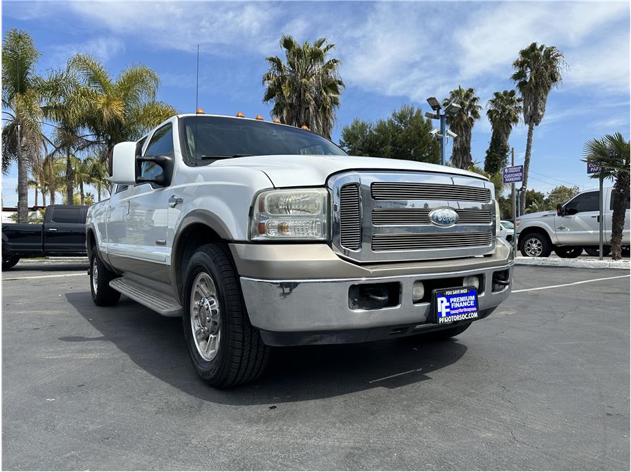 2006 Ford F350 Super Duty Crew Cab KING RACH DIESEL LONG BED LEATHER PACK CLEAN