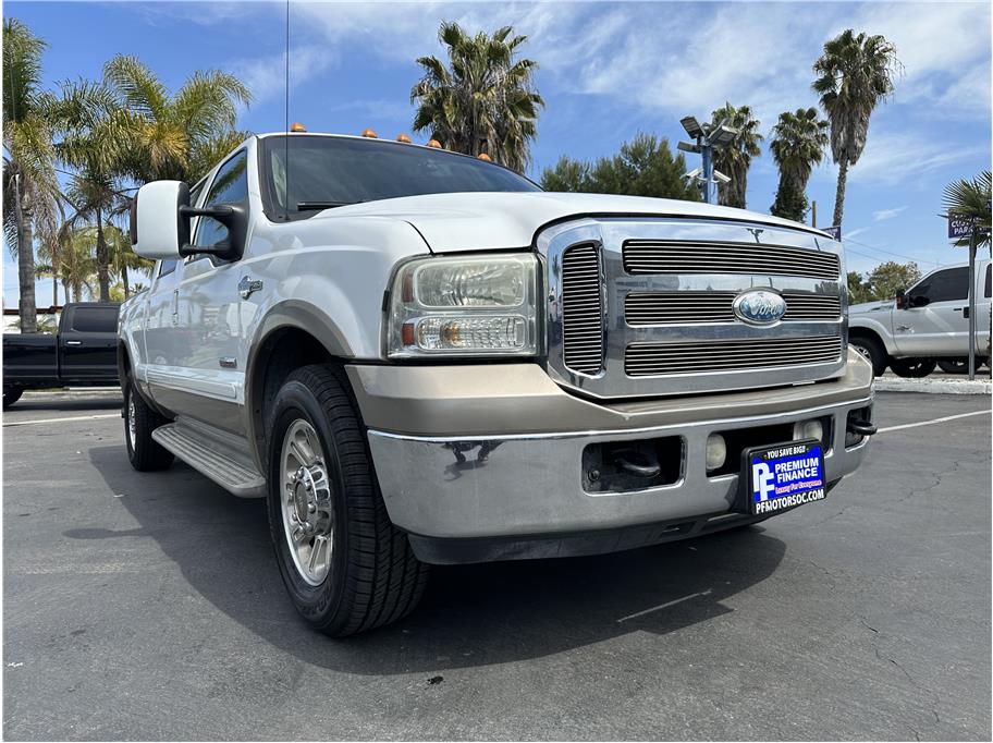 2006 Ford F350 Super Duty Crew Cab KING RACH DIESEL LONG BED LEATHER PACK CLEAN